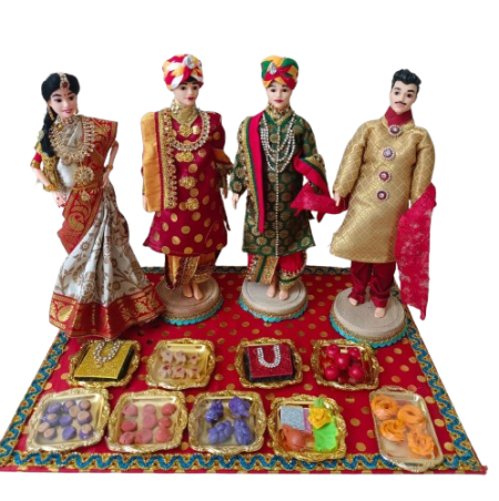 Dhoti Ceremony Family Set (Made to Order)