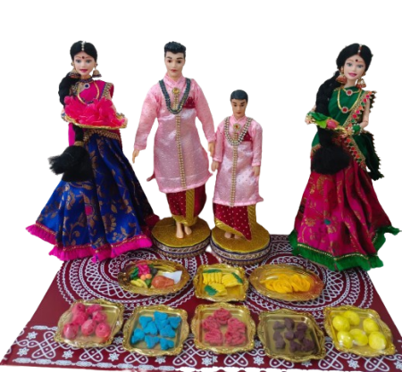 Dhoti Ceremony Brother Sister  (Made to Order)