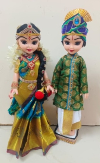 Wedding Pair Dolls (made to order)