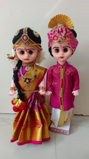 Wedding Pair Dolls (made to order)