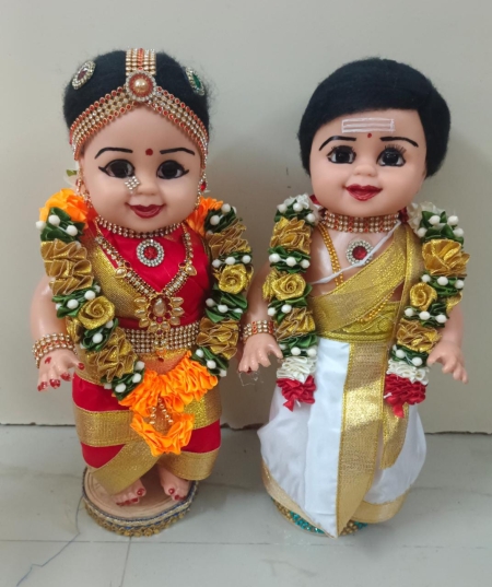 Happily ever after Bride and Groom Dolls (Made to Order)