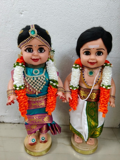 Happily ever after Bride and Groom Dolls (Made to Order)