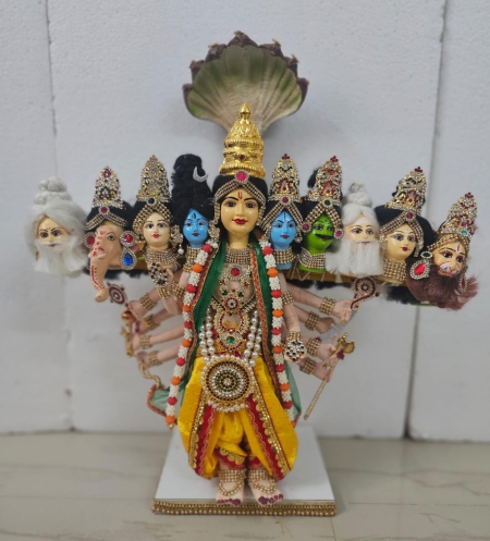 Handmade VIshwaroopa Darshan Doll (made to order)