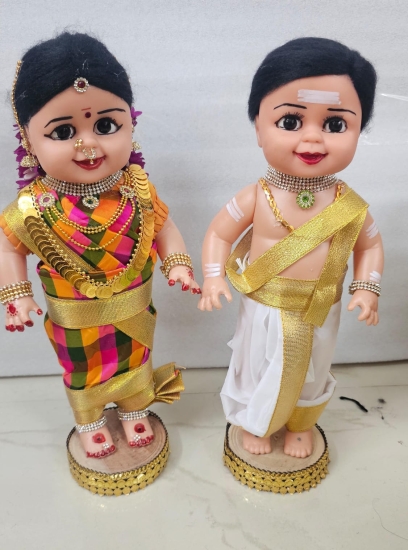 Happily ever after Bride and Groom Dolls (Made to Order)