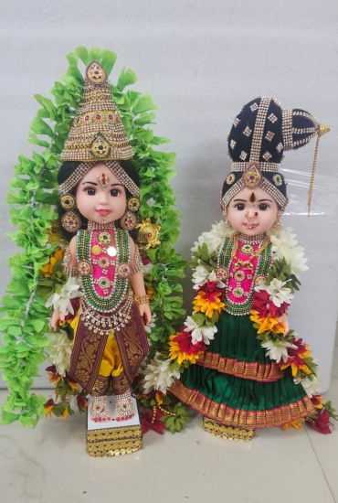 Srinivasa and Padmavathi Dolls